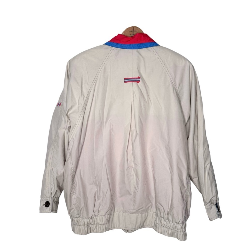 London Fog Men’s Vintage Full Zip Cream Jacket Size Small - Picture 4 of 11